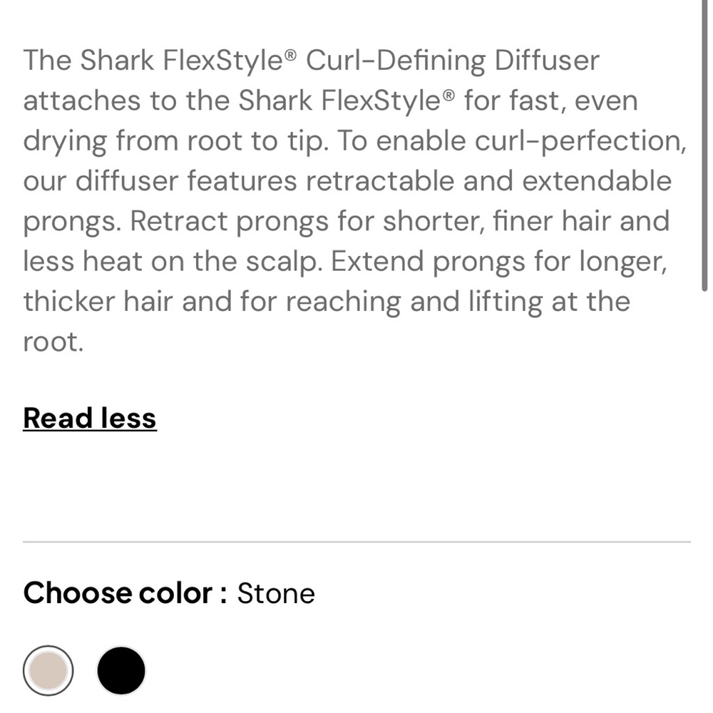 Shark FlexStyle® Curl-Defining Diffuser - Picture 4 of 7